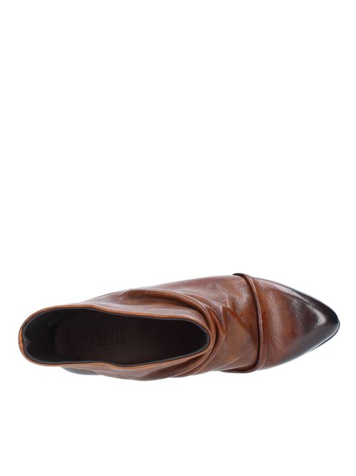 Leather ankle boots JP/DAVID | 34263/7 CANDYMARRONE CUOIO SCURO